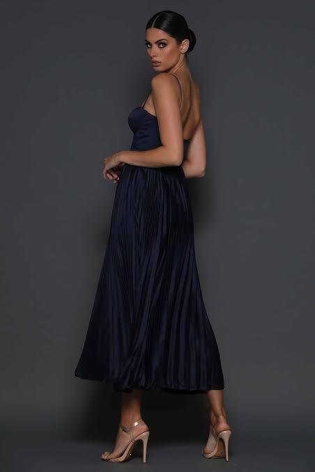 ELLE ZEITOUNE MILAN FRENCH NAVY SIZE 10 for rent on The Volte - main image