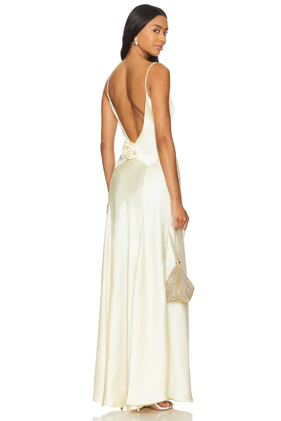 Bubish Savannah Rosette Gown in Butter Yellow Size 10/S - Image 2