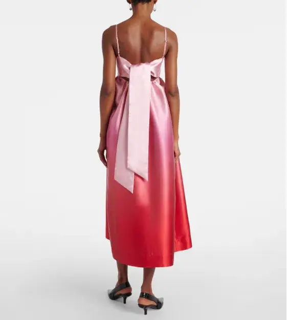 Alemais Inez Pink Ombre Midi Dress Size 8 - Image 2