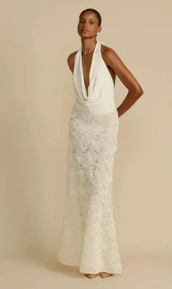Arcina Ori Adriana Dress White Size Small/ 8  - Image 4