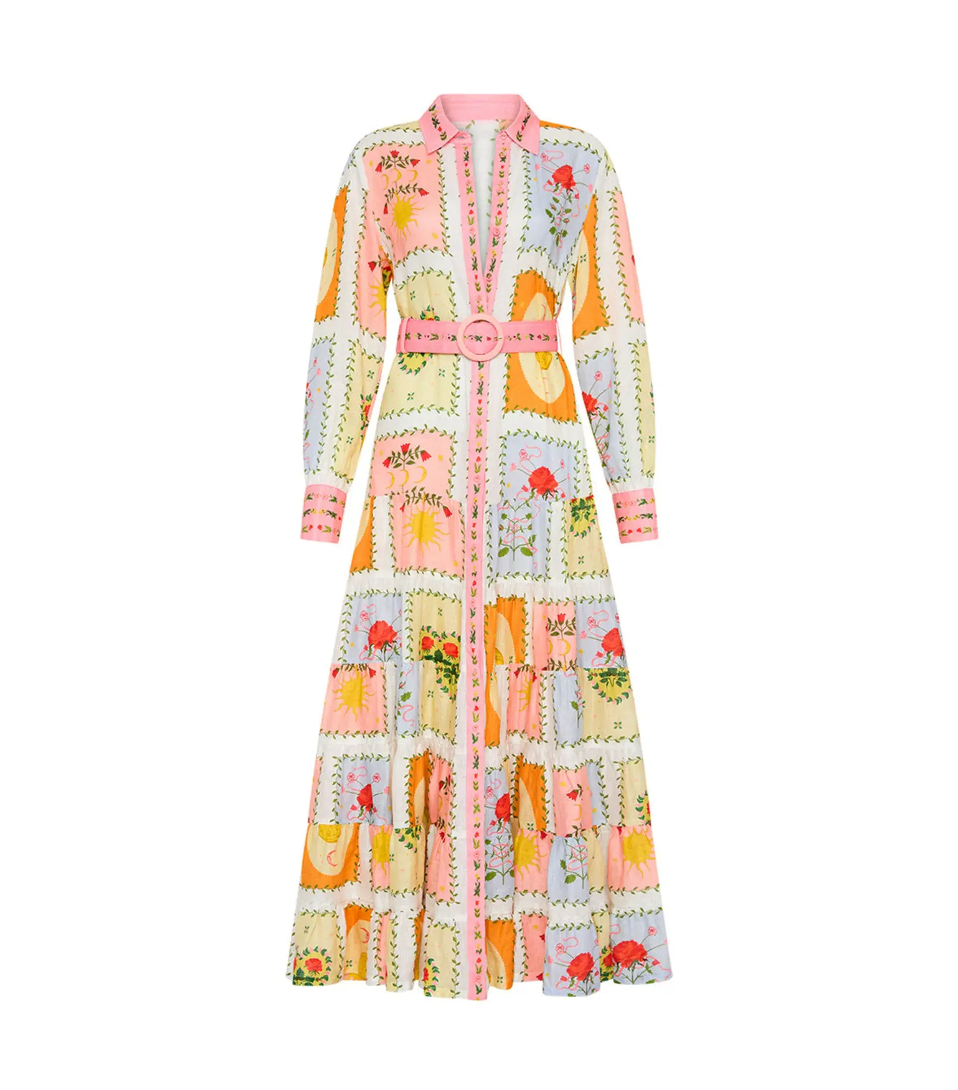 Palm Noosa Aria Midi Dress Siesta Tile Size AU 14  - Image 6