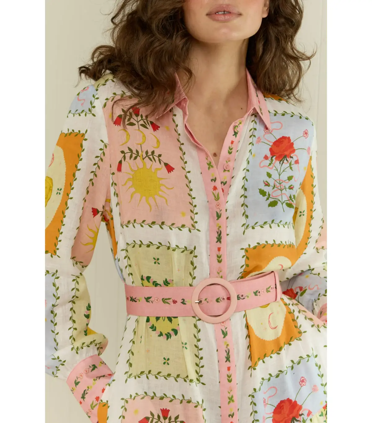 Palm Noosa Aria Midi Dress Siesta Tile Size AU 14  - Image 2