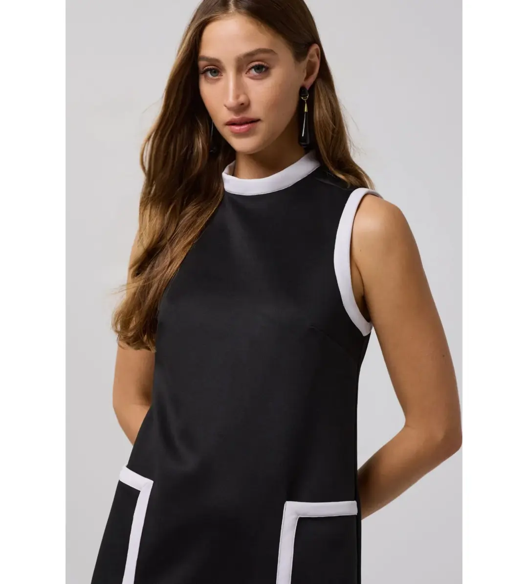 Chelsea St Chelsea Mini in Black with White Piping Size S / AU 8 for rent on The Volte - main image