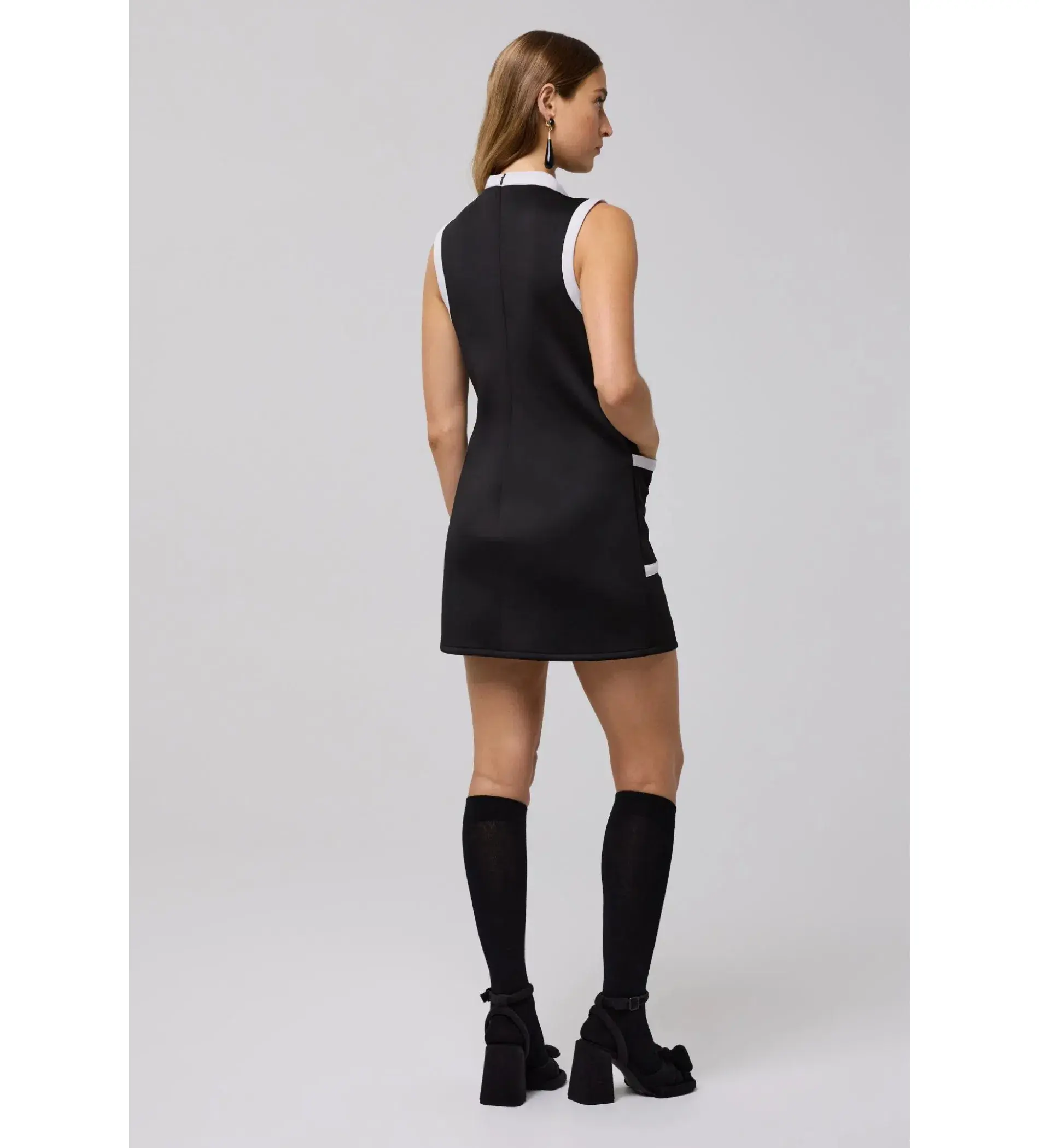 Chelsea St Chelsea Mini in Black with White Piping Size S / AU 8 - Image 3