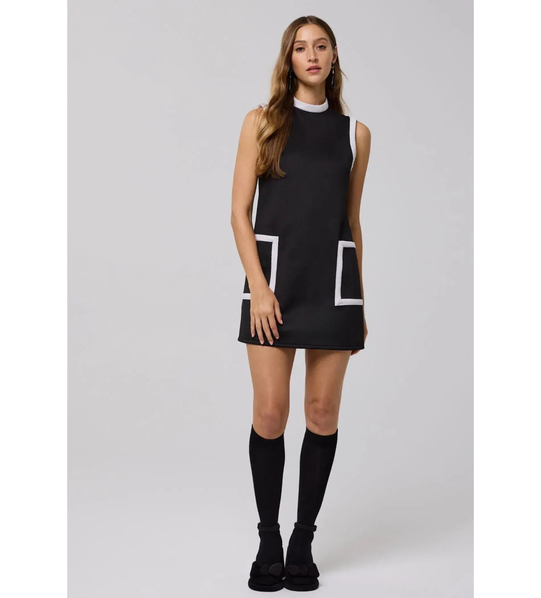 Chelsea St Chelsea Mini in Black with White Piping Size S / AU 8 - Image 1