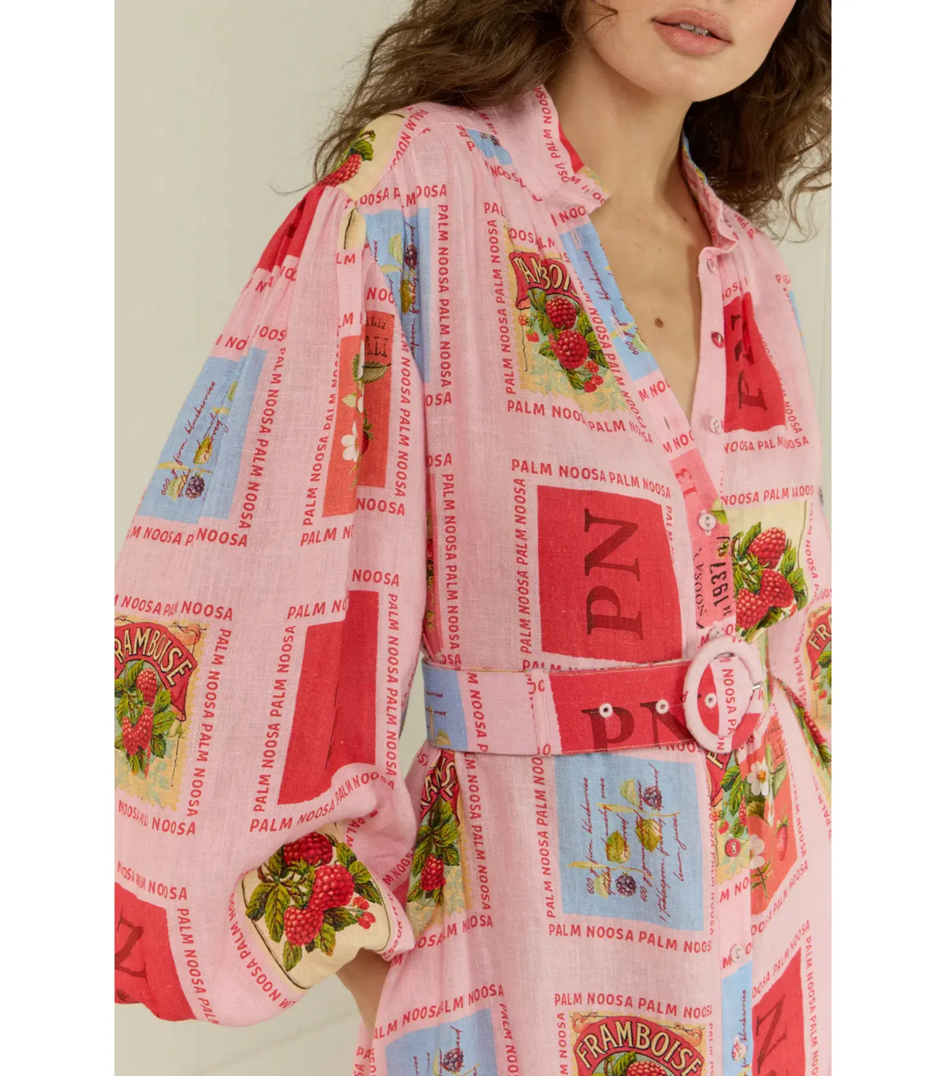Palm Noosa Noddy Dress Strawberry Stamp Size AU 12   - Image 3