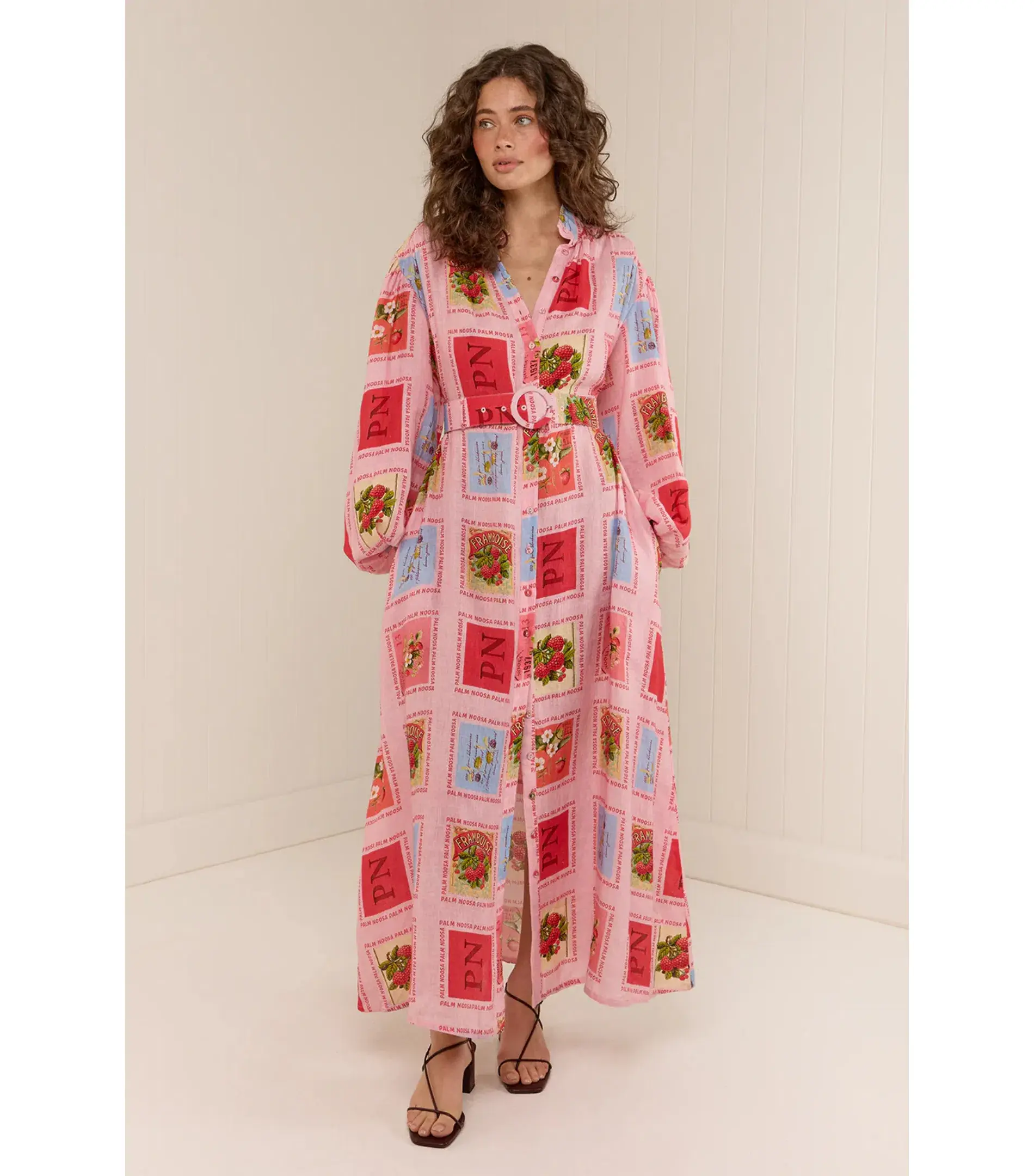 Palm Noosa Noddy Dress Strawberry Stamp Size AU 12   - Image 1