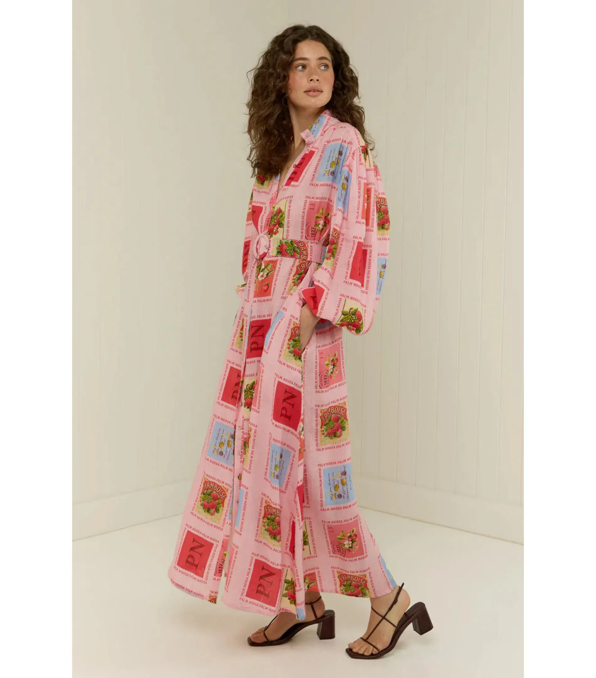 Palm Noosa Noddy Dress Strawberry Stamp Size AU 12   - Image 2