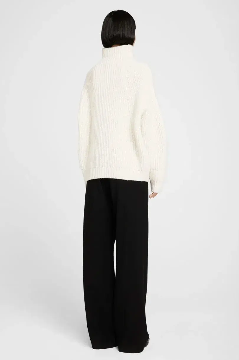 Anine Bing Sydney Sweater in Cream Size XS / AU 8 - Image 2