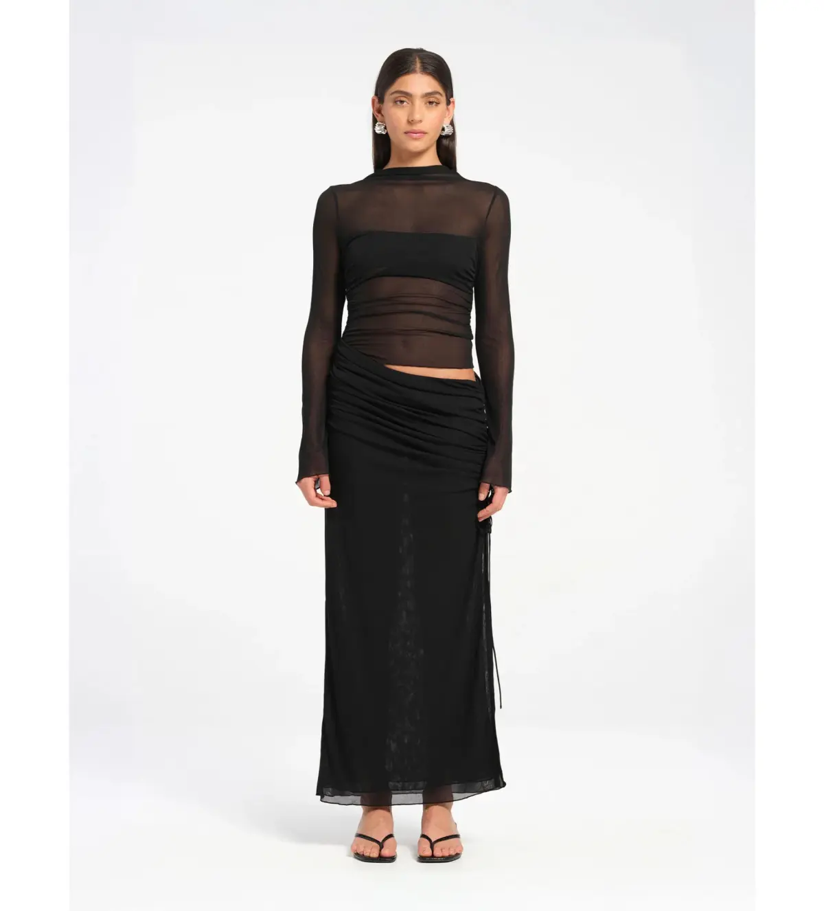 BENNI Mable Maxi Dress Black Size 8  - Image 1