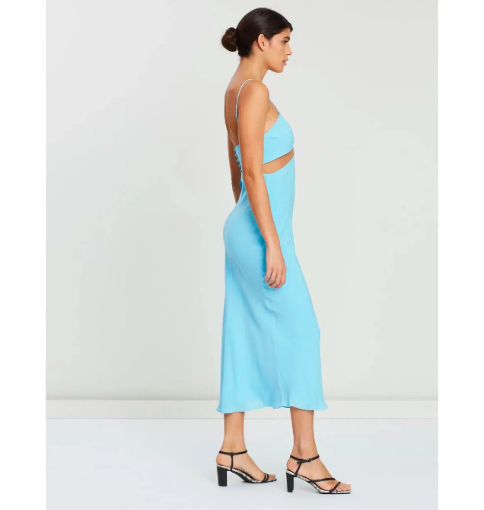 Bec & Bridge Marine Dreams Midi Dress Blue Size 6 - Image 2