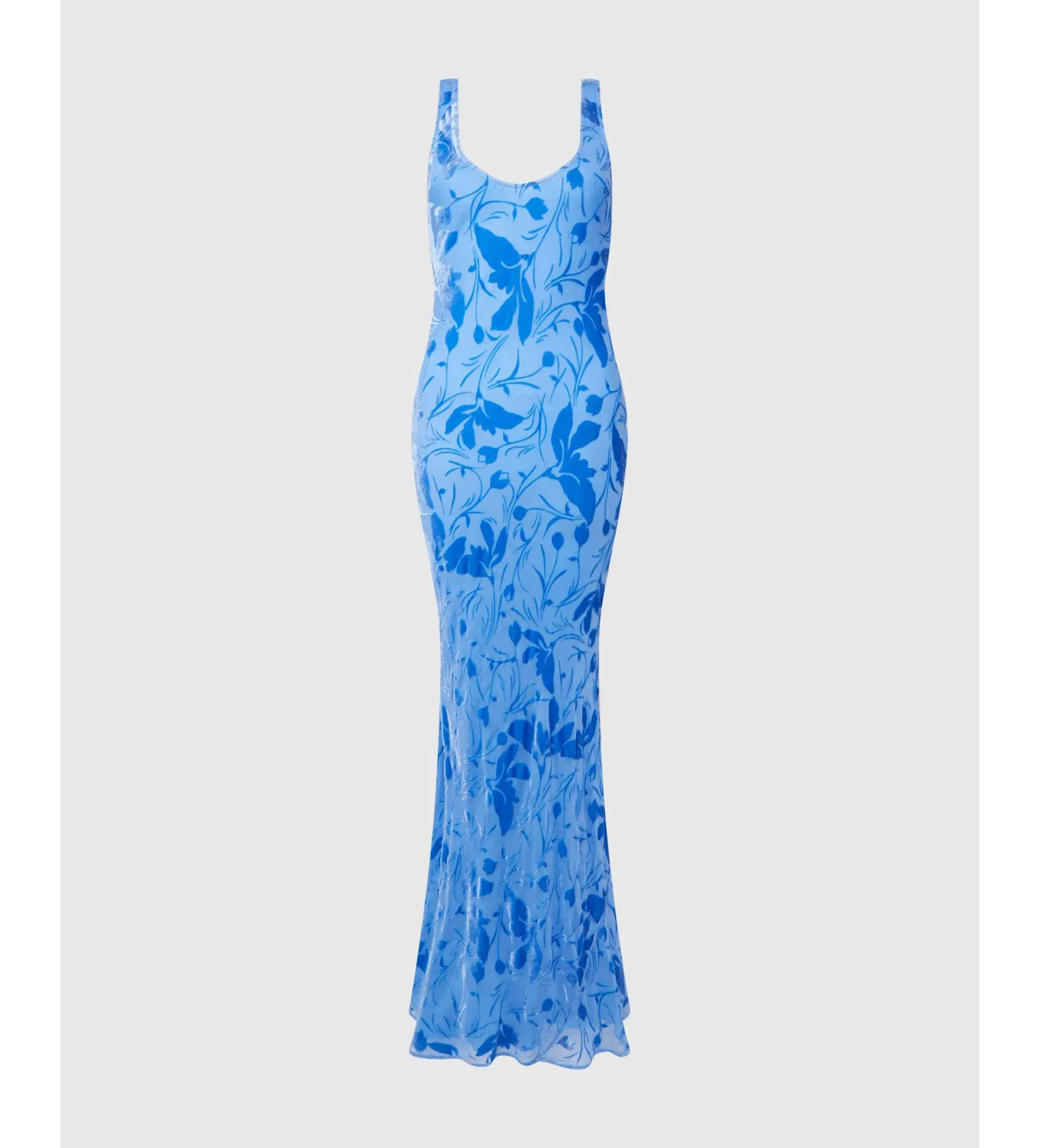 Rat & Boa Inez Maxi Dress Blue Print Size L/AU 12 - Image 6