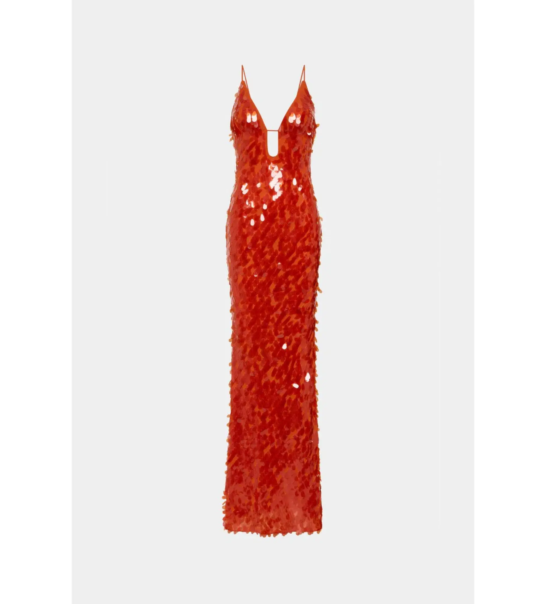 Misha Sapphire Sequin Maxi Dress Red Size 6 - Image 6