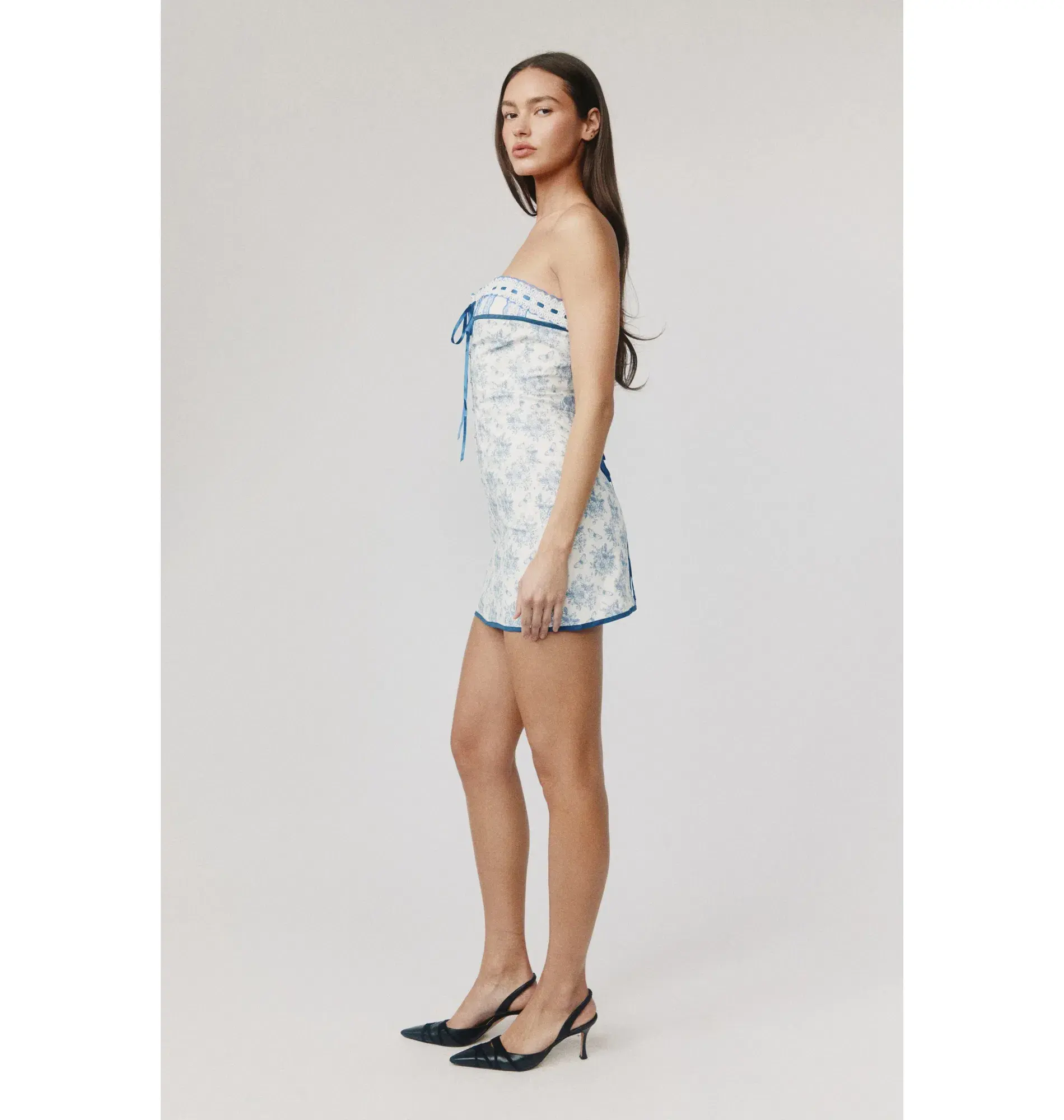With Jean Sabrin Mini Dress Toile Papillon Size XS / AU 6 - Image 2