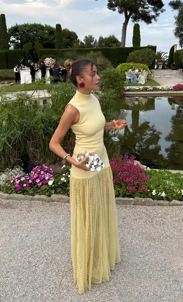 Helsa Costanza Gown Yellow Size 10 for rent on The Volte - main image