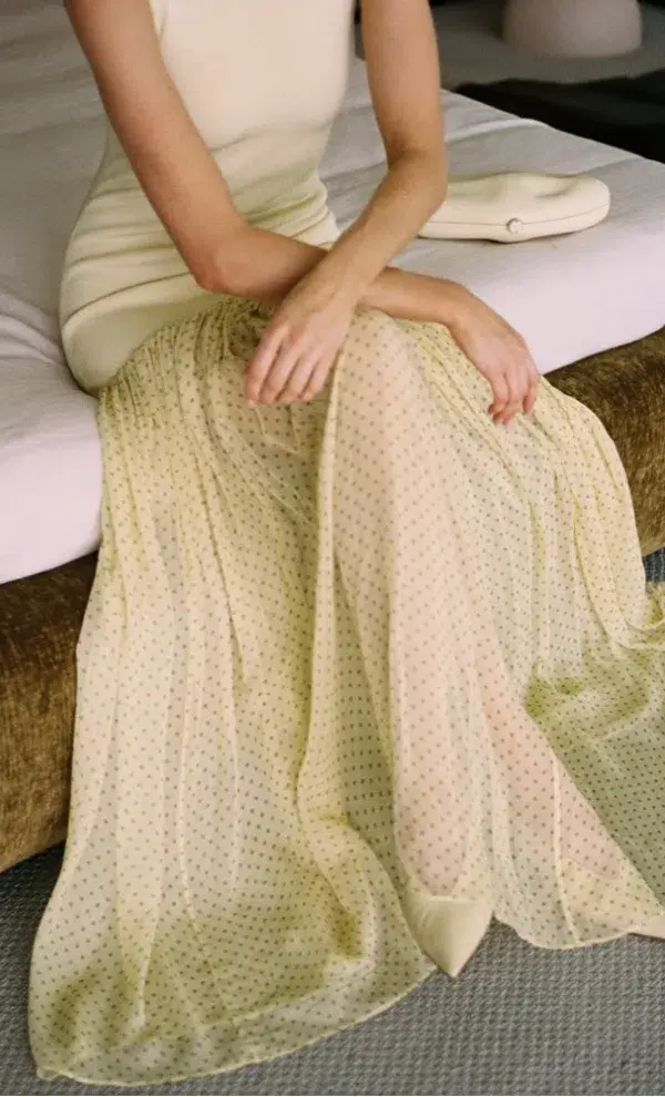 Helsa Costanza Gown Yellow Size 10 for rent on The Volte - main image