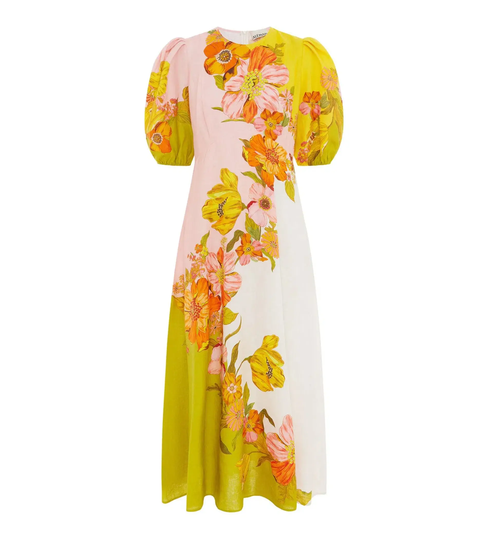 Alemais Silas Midi Dress Floral Size 12 - Image 5