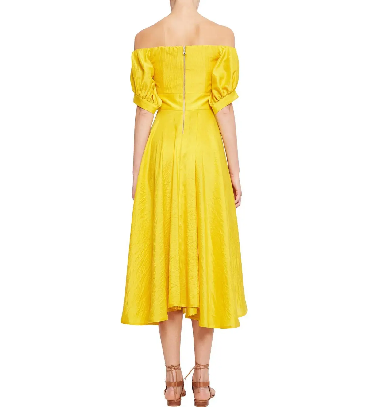 Kit X Unearthed Knot Midi Dress Jackfruit Size 12 - Image 3