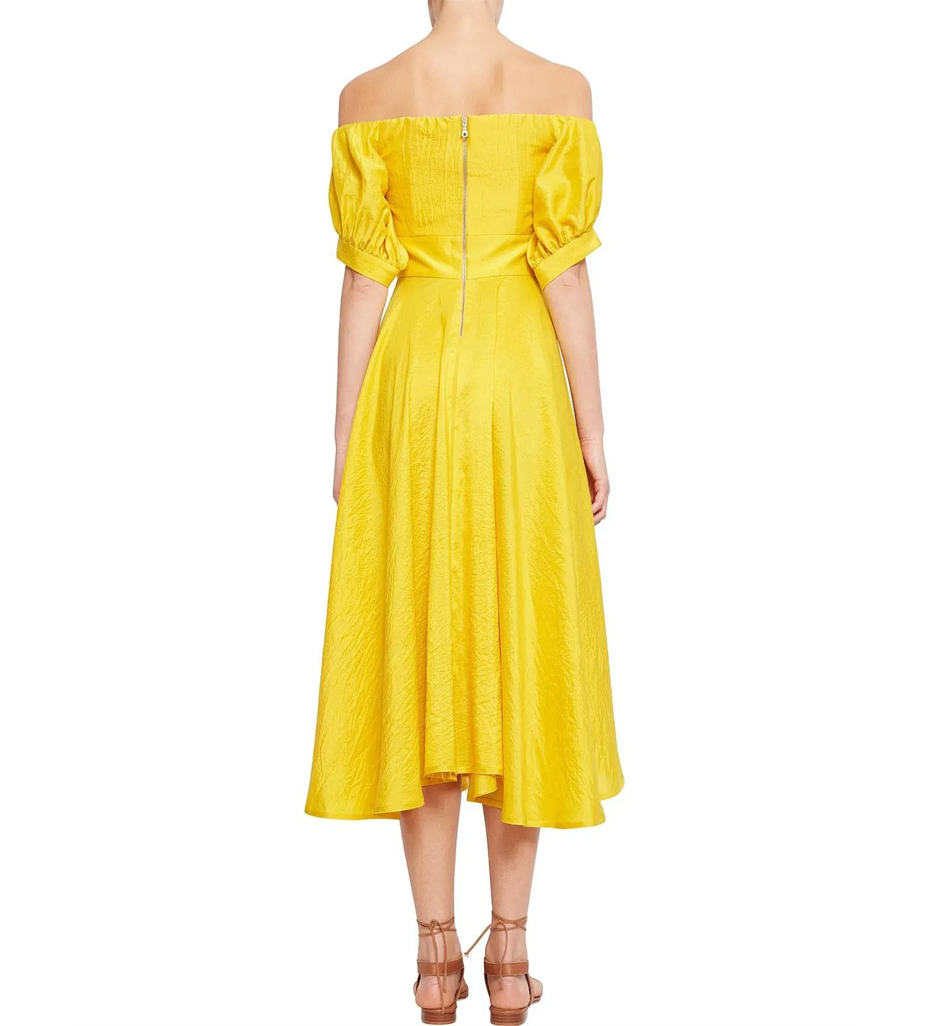 Kit X Unearthed Knot Midi Dress Jackfruit Size 12 - Image 3