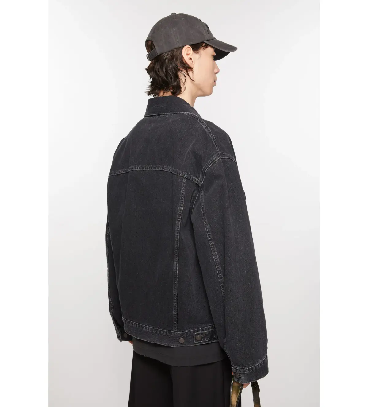 Acne Studios Denim Jacket in Black Size 8  - Image 3