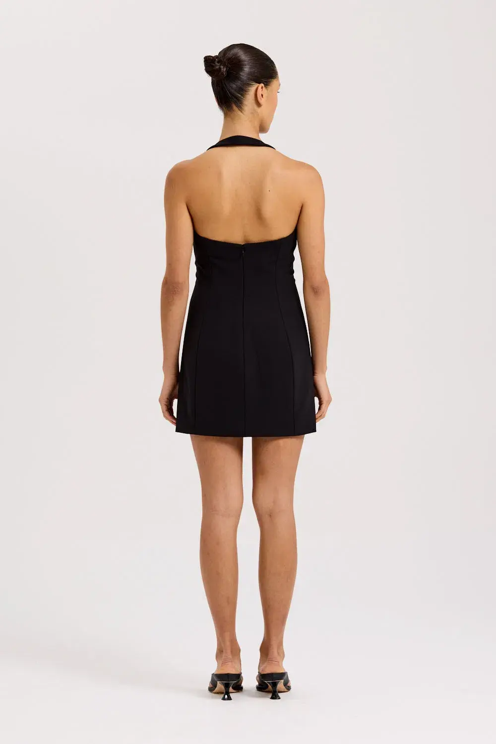 Henne Cora Mini Dress Black Size 8 - Image 3