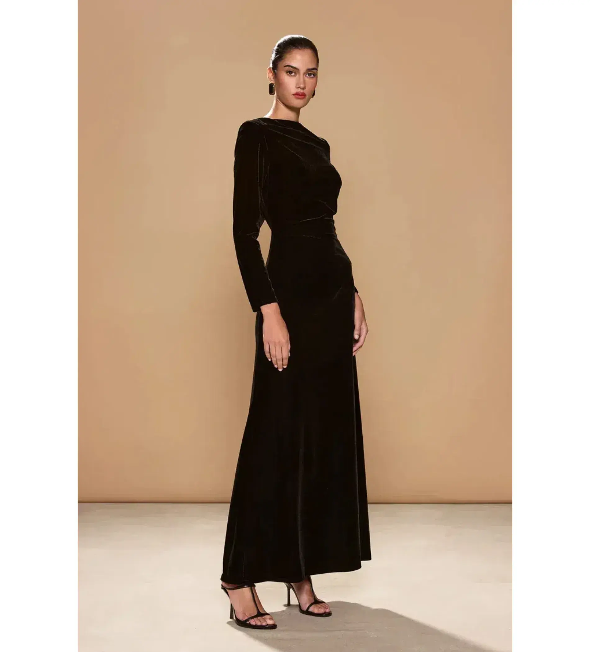 Sonya Moda Fiore Maxi Dress Black Size 10 - Image 2