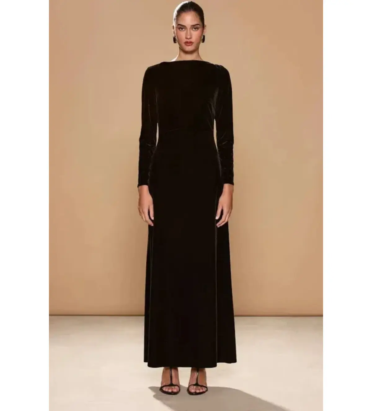 Sonya Moda Fiore Maxi Dress Black Size 10 - Image 1