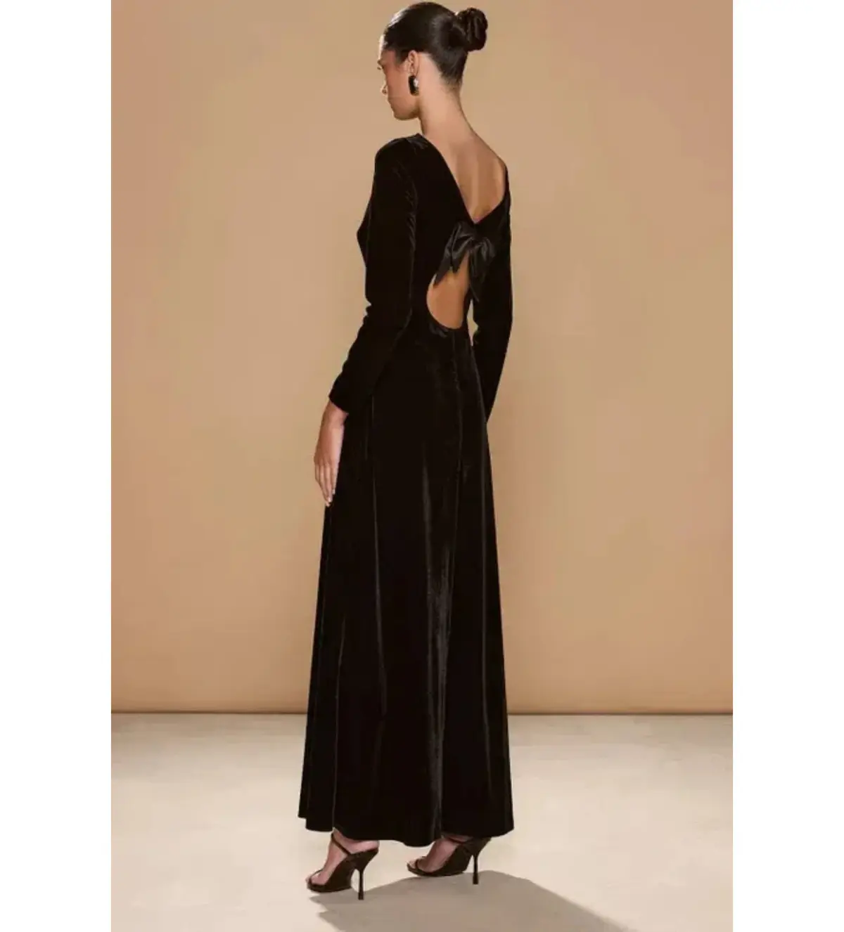 Sonya Moda Fiore Maxi Dress Black Size 10 - Image 3