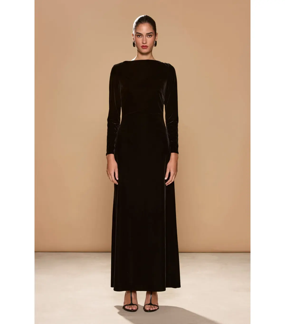 Sonya Moda Fiore Maxi Dress in Black Size AU 14 - Image 1