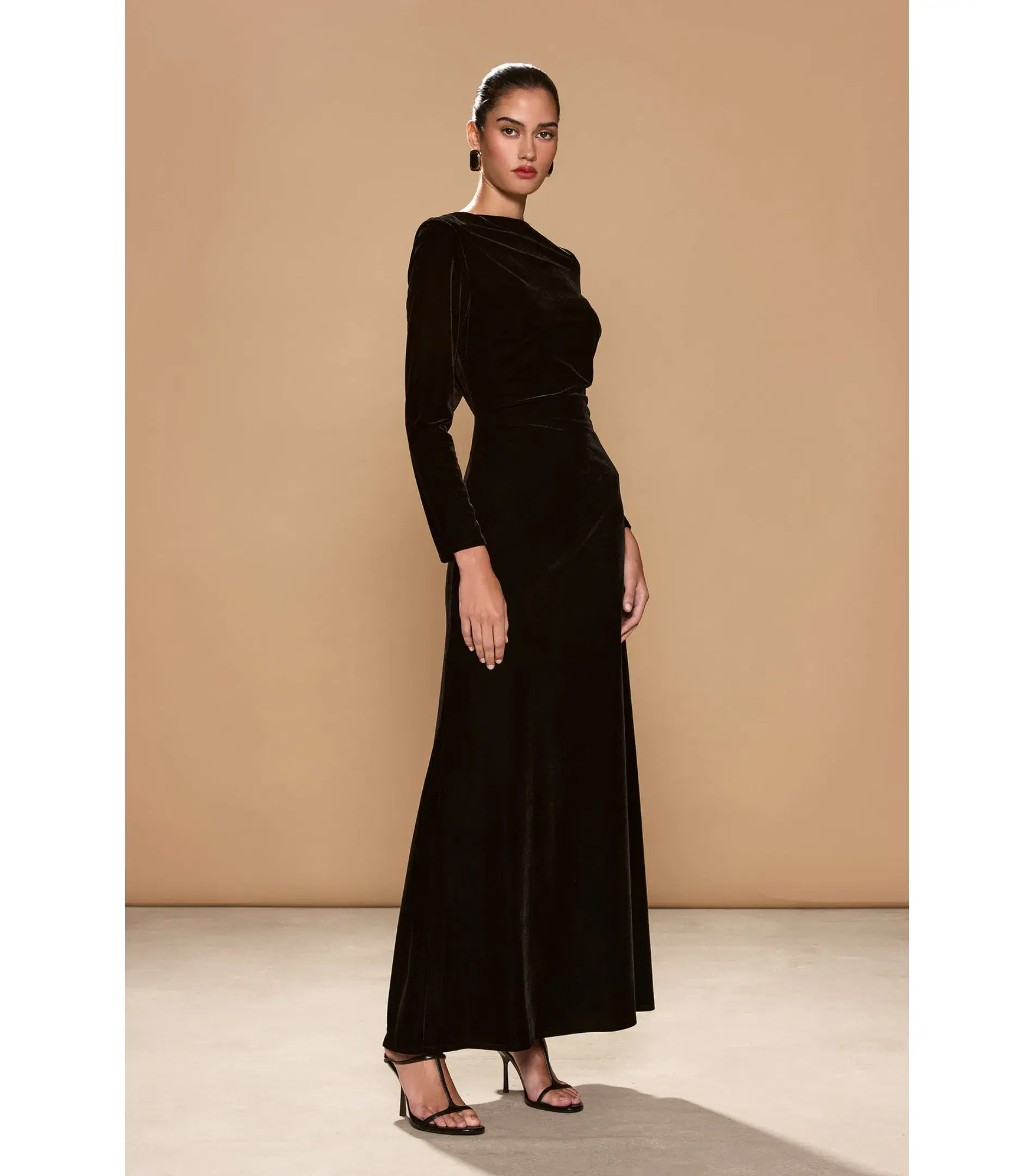 Sonya Moda Fiore Maxi Dress in Black Size AU 14 - Image 2