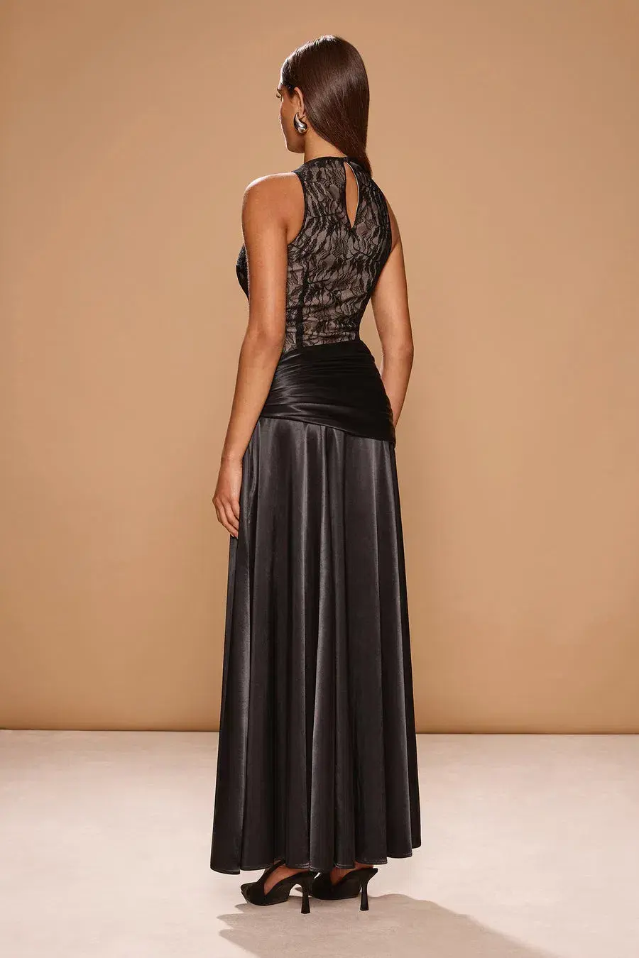 Sonya Moda Dalia Maxi Gown Black Size 6 - Image 3