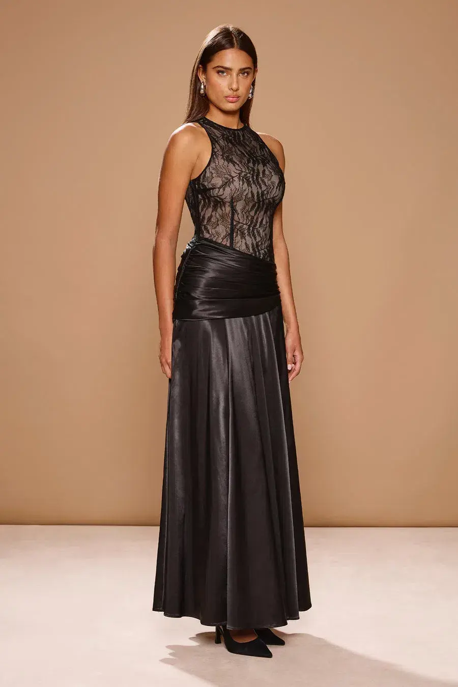 Sonya Moda Dalia Maxi Gown Black Size 6 - Image 2