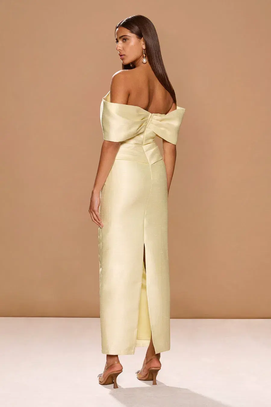 Sonya Moda Aspen Maxi Gown French Vanilla Size 10 - Image 3
