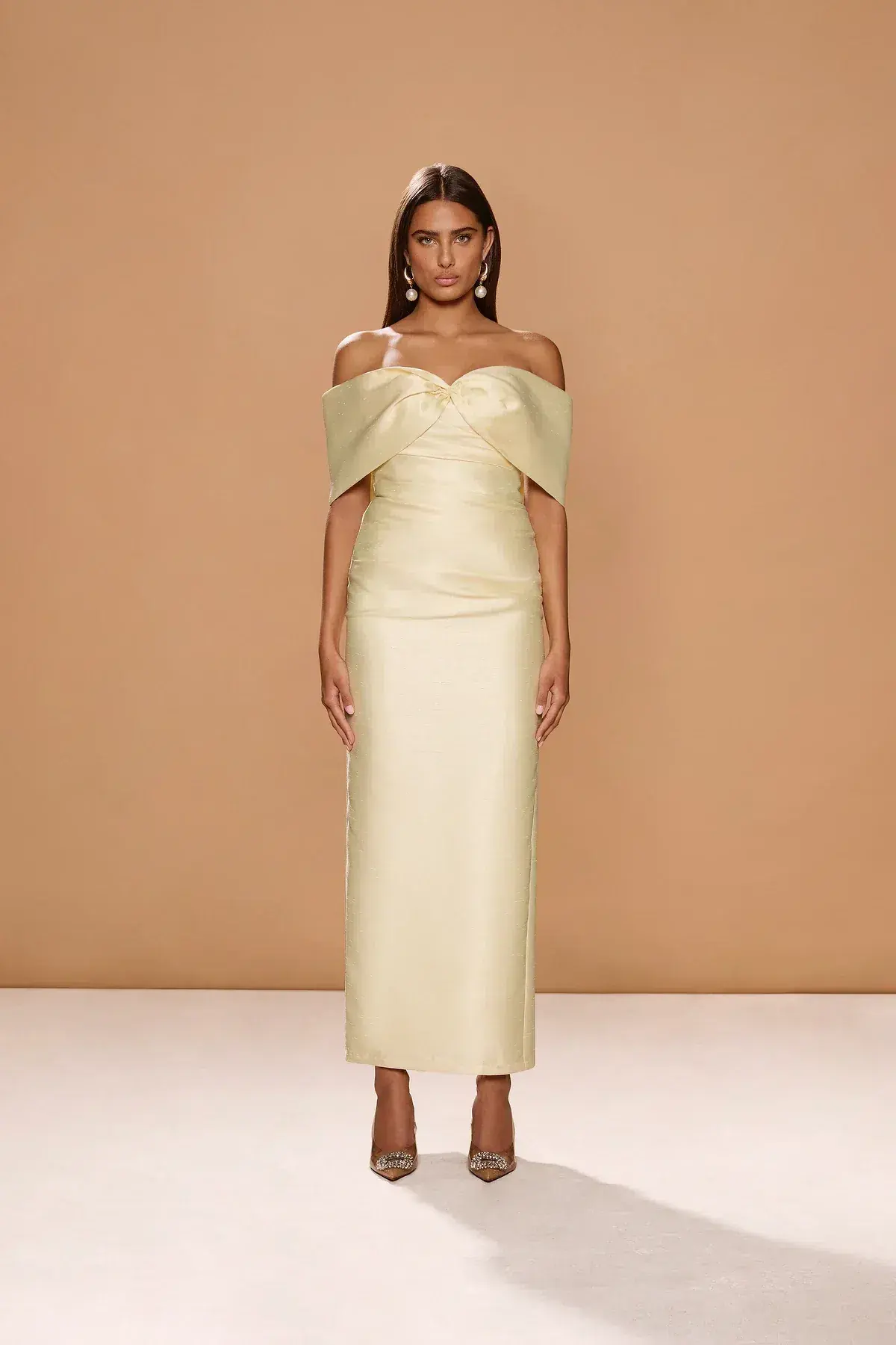 Sonya Moda Aspen Gown French Vanilla Size 12 - Image 1