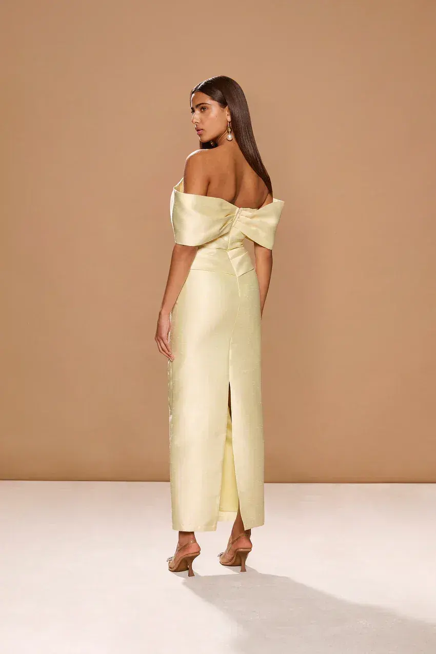 Sonya Moda Aspen Gown French Vanilla Size 12 - Image 3