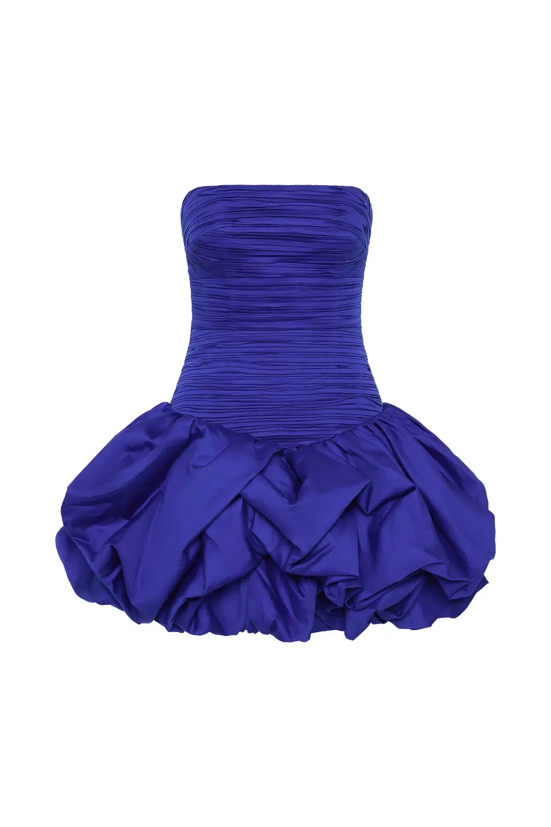 Aje Violette Bubble Hem Mini Dress in Blue Size 10 for rent on The Volte - main image