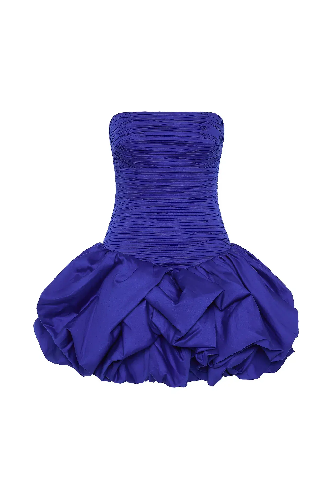 Aje Violette Bubble Hem Mini Dress in Blue Size 10 - Image 4