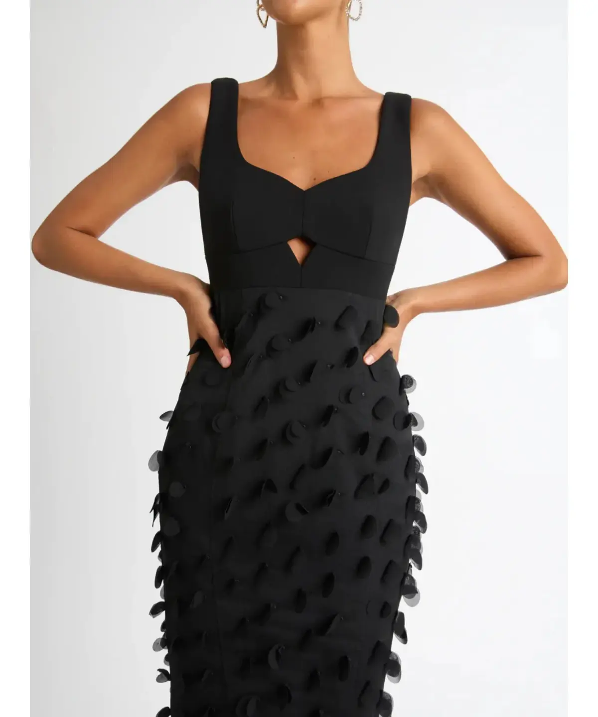 Sheike Imani Maxi Dress Black Size AU 12 - Image 3