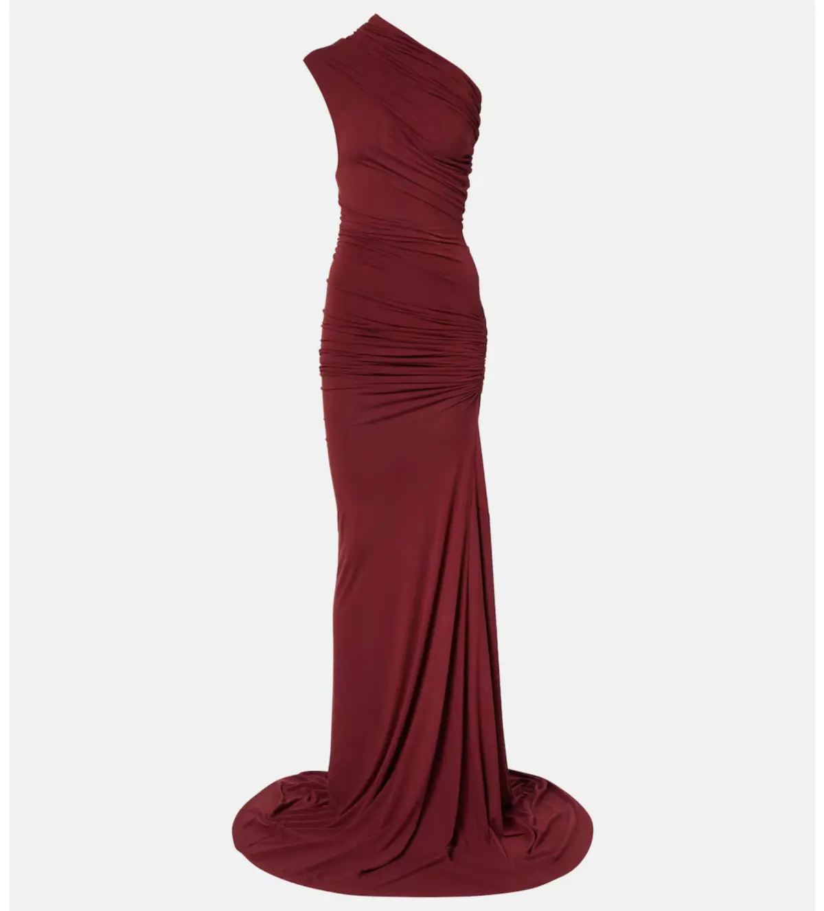 Entire Studios Pillar Ruched Gown in Red Size 6 - Image 6