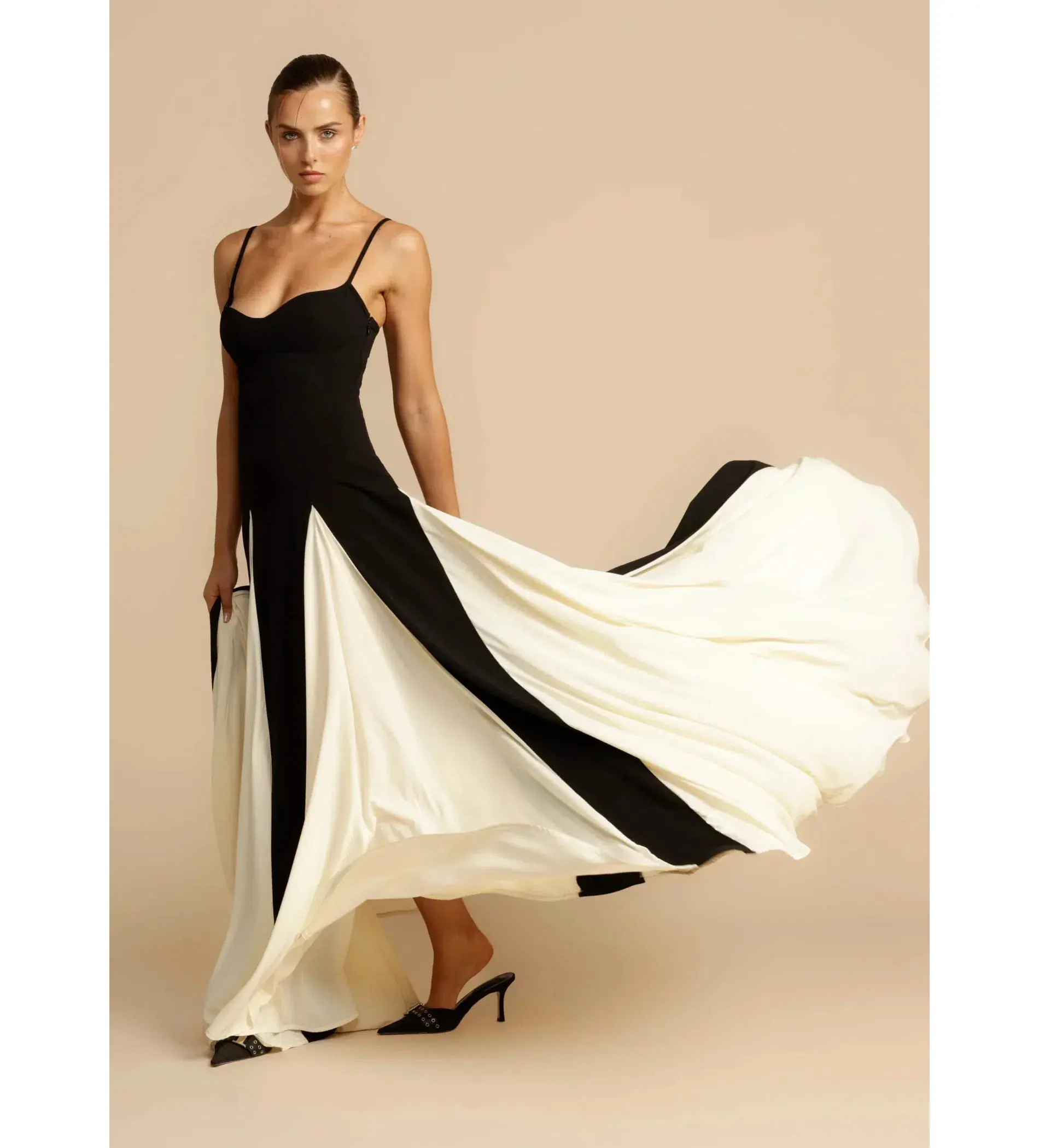 Arcina Ori Paloma Maxi Dress in Black Size S/ AU 8 - Image 4