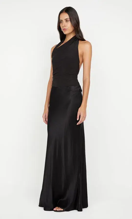 Bec & Bridge Ida Halter Maxi Dress Black Size Us 4 / Size Au 8 - Image 2