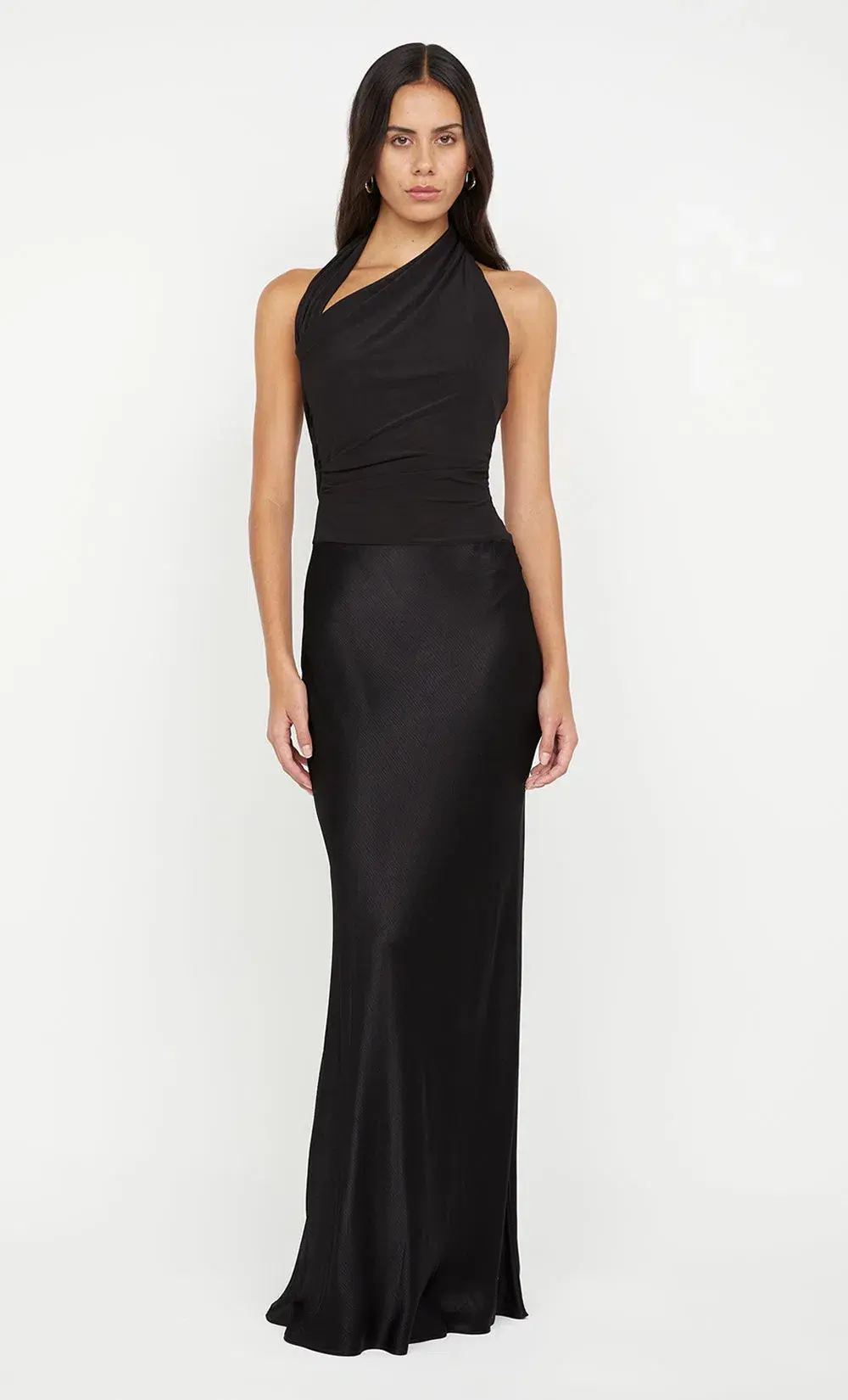Bec & Bridge Ida Halter Maxi Dress Black Size Us 4 / Size Au 8 - Image 1