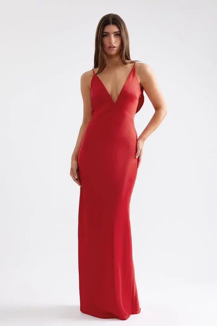 Lexi Diana Maxi Dress in Red Size 10 - Image 1