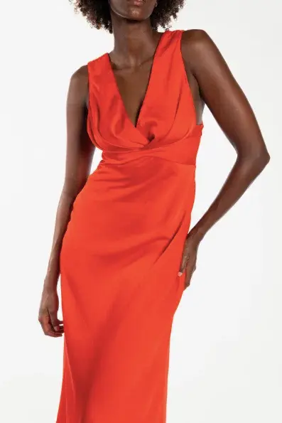 One Fell Swoop Clara MIdi Dress Pimento Size 8 - Image 4