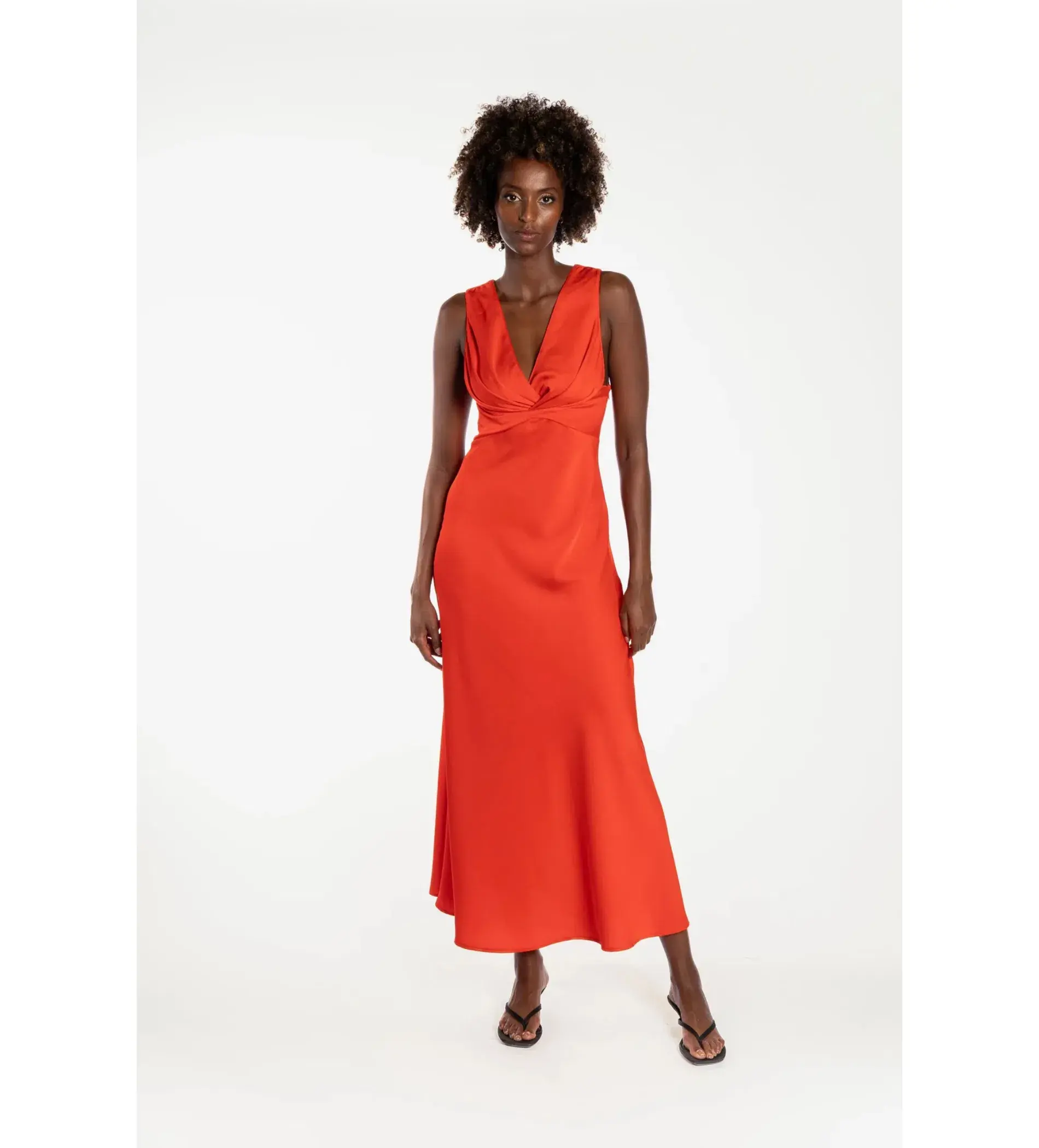 One Fell Swoop Clara Dress in Pimento Size XL / AU 14 - Image 2