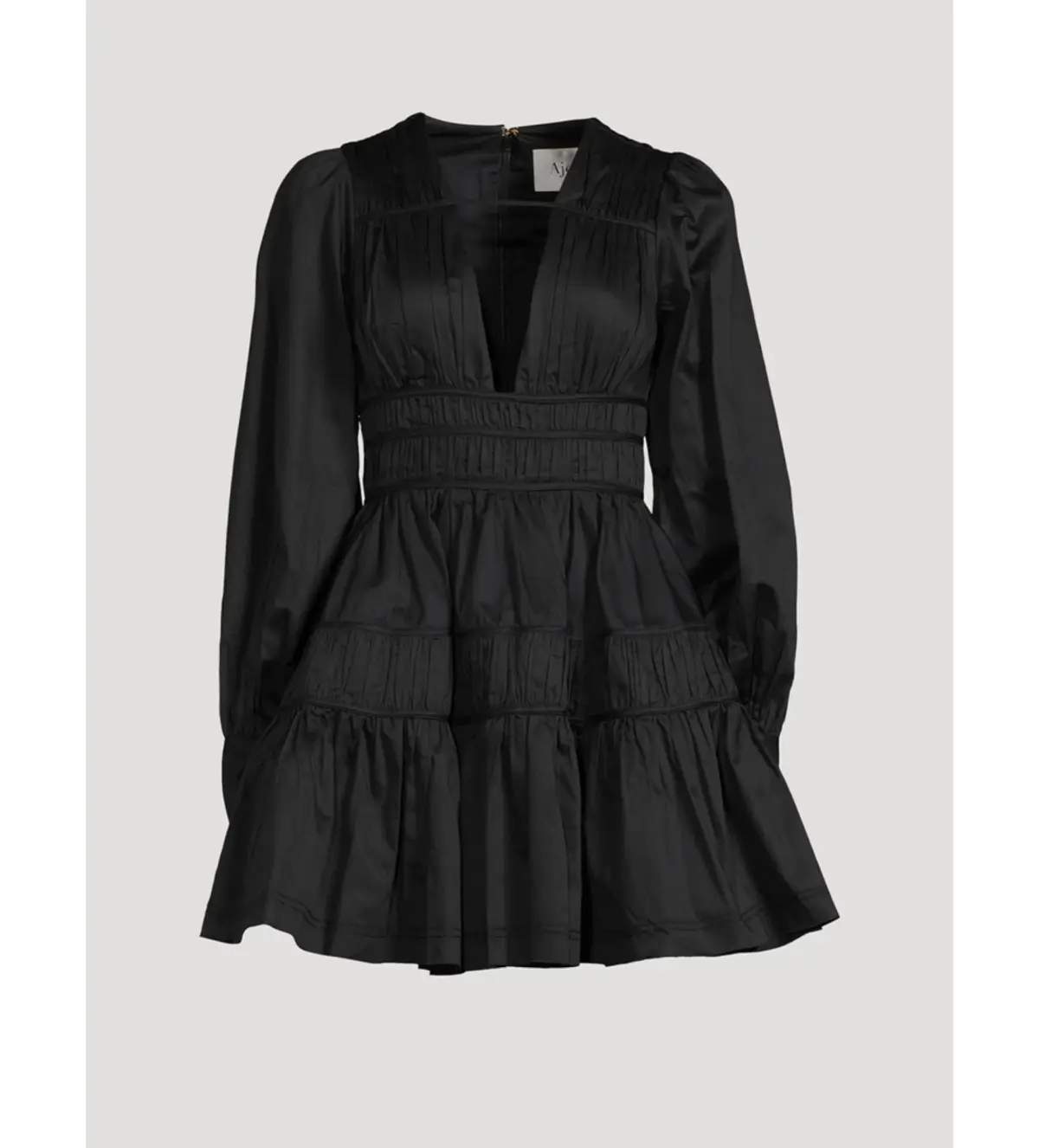 Aje Fallingwater Fallingwater Gathered Mini Dress in Black Size S / AU 8 - Image 4