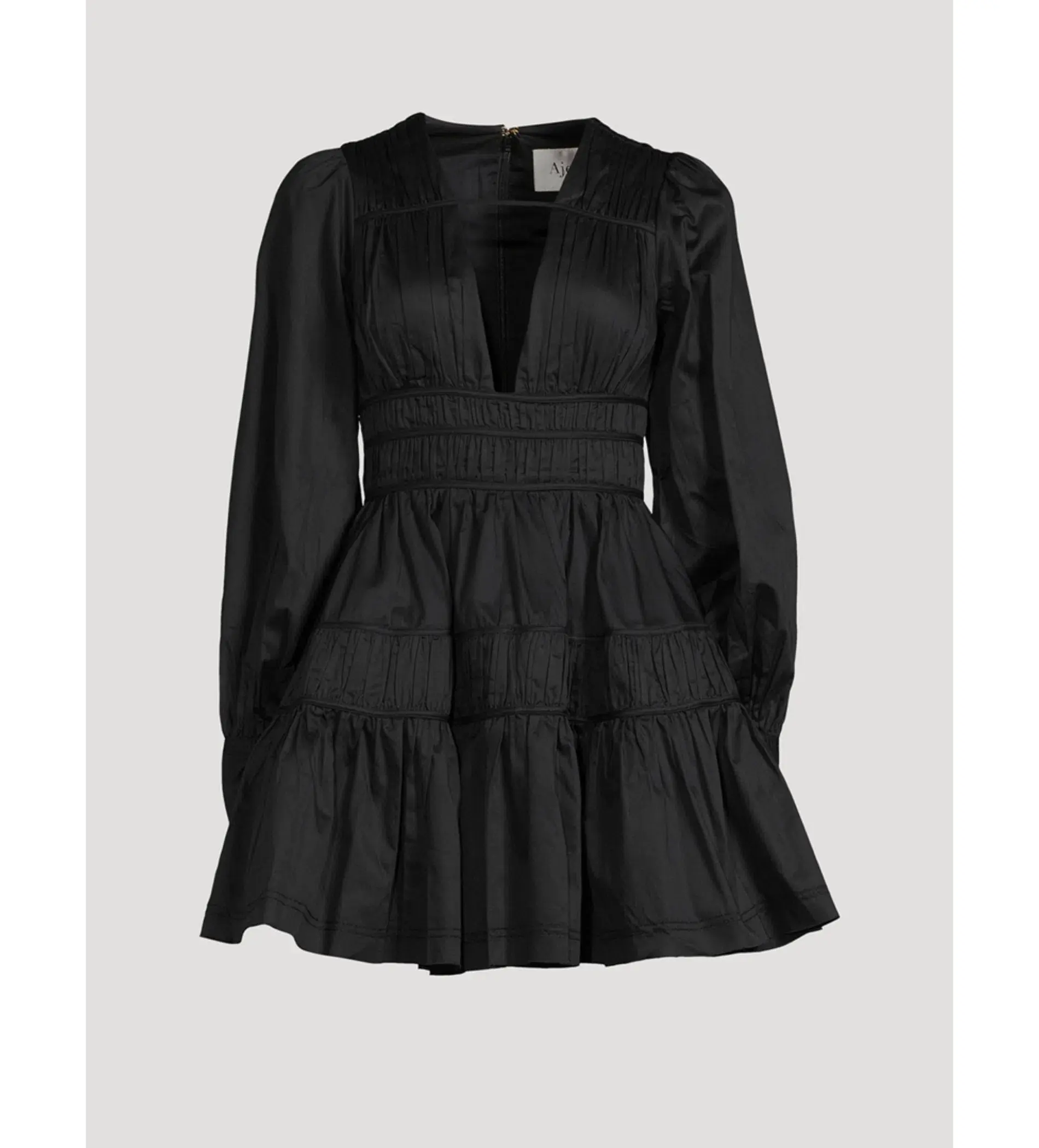 Aje Fallingwater Fallingwater Gathered Mini Dress in Black Size S / AU 8 - Image 4