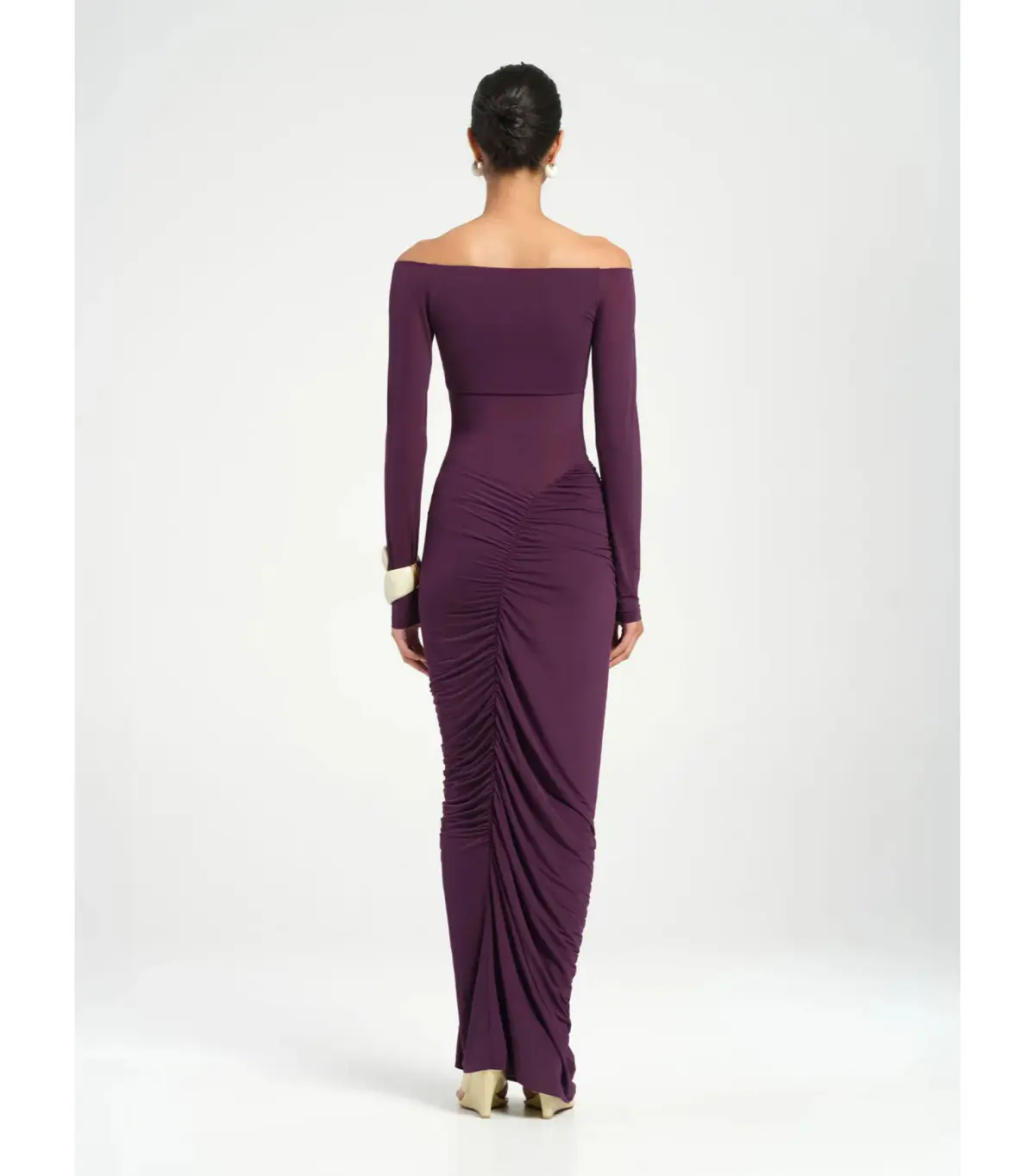 Benni Wilma Maxi Dress Deep Purple Size AU 10 - Image 3