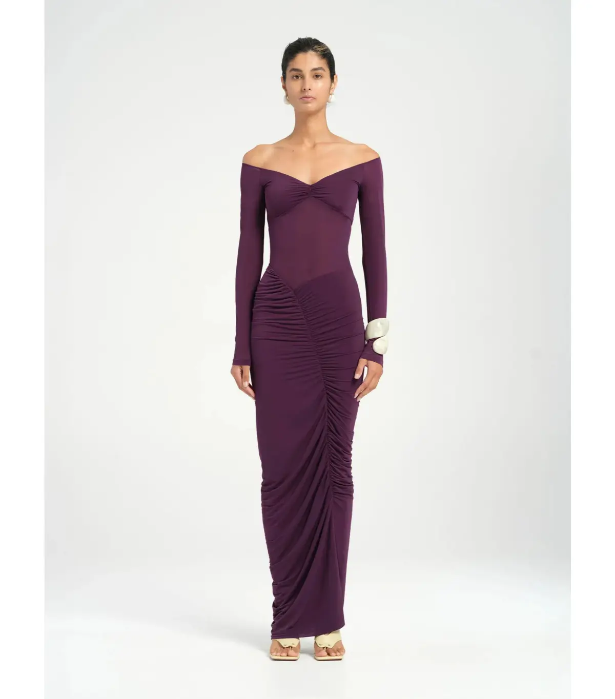 Benni Wilma Maxi Dress Deep Purple Size AU 10 - Image 1