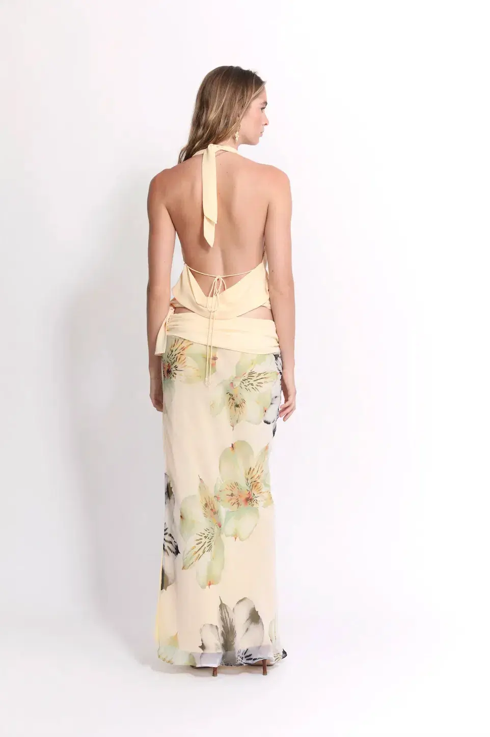 Katali Kaia Cowl Top and Belle Skirt Orchid Romance Size 8 / AU 8 - Image 3